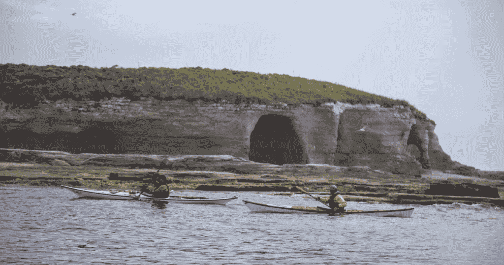 ken whiting and tour guide sea kayaking Stand Up Paddling Côte-Nord, Québec