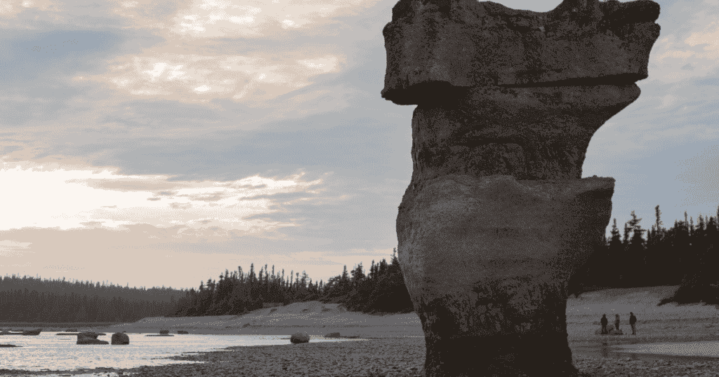 monoliths in Côte-Nord, Québec