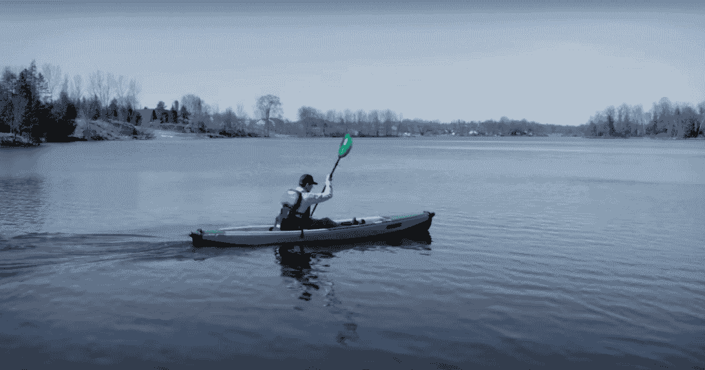 ken whiting using the sea eagle 393 razorlite kayak paddling aquabound nrs