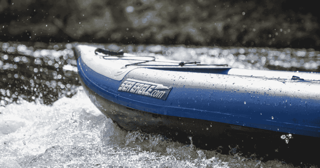 ken whiting testing the sea eagle 380x inflatable kayak aqua bound paddle nrs pfd wiley x sunglasses kayaking tips beginners