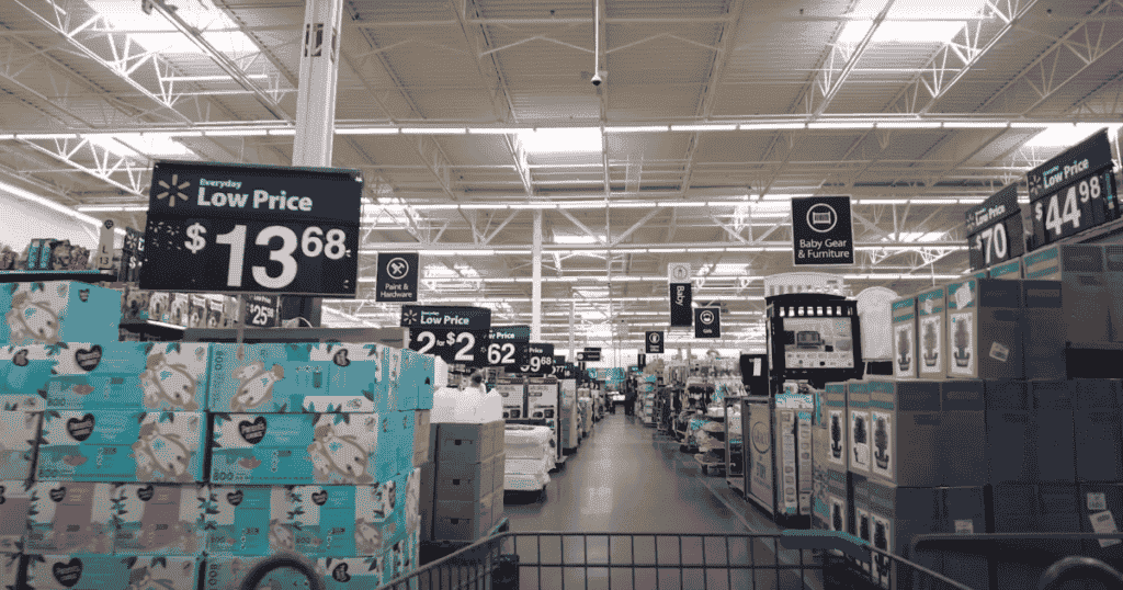backpacking gear from walmart inside walmart