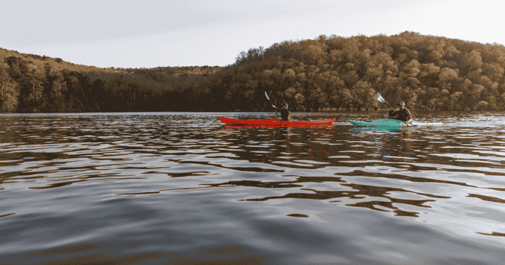 what difference does the length of a kayak make two paddlers on a lake ken whiting paddletv