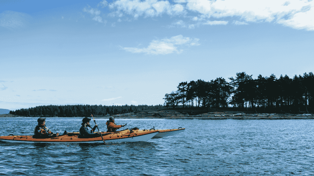 backpacking southern gulf islands of bc kayaking sea kayaking to cabbage island