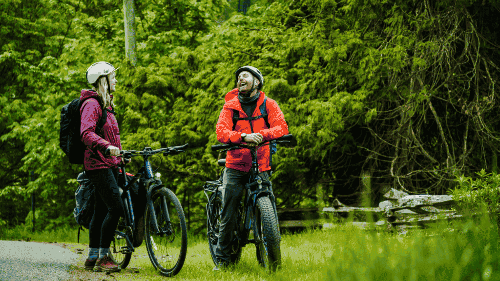 backpacking southern gulf islands of bc mountain biking