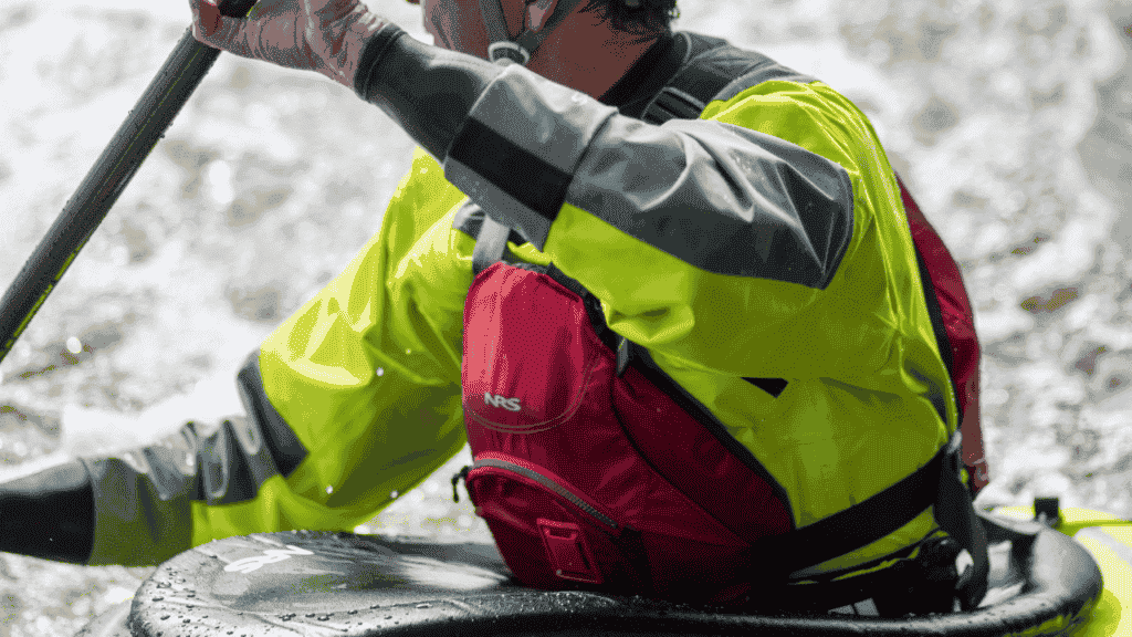 NRS Axiom Dry Suit Review ken whiting white water kayaking
