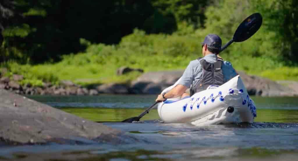 Inflatable kayaks are light weight, portable and comfortable.