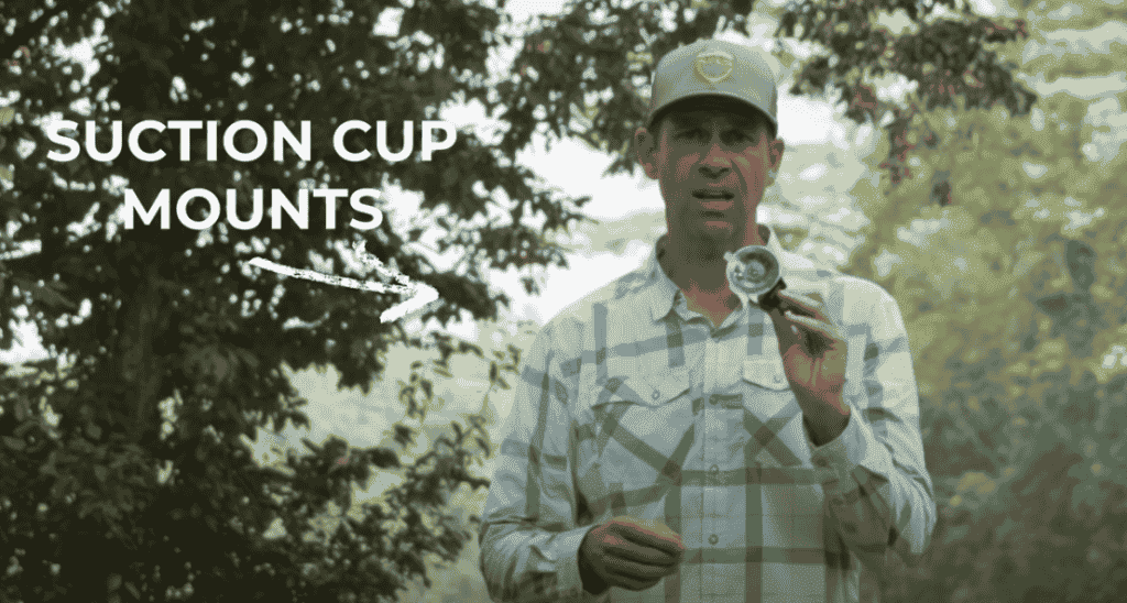 suction mounting a light action camera like a go pro 11