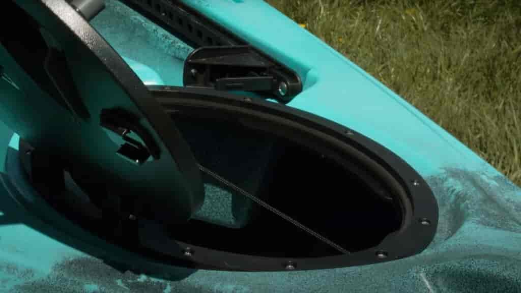 Beginner Kayaks: Perception Pescador hatch