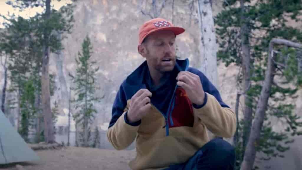 winter camping tip: fleece layers help build your body heat levels