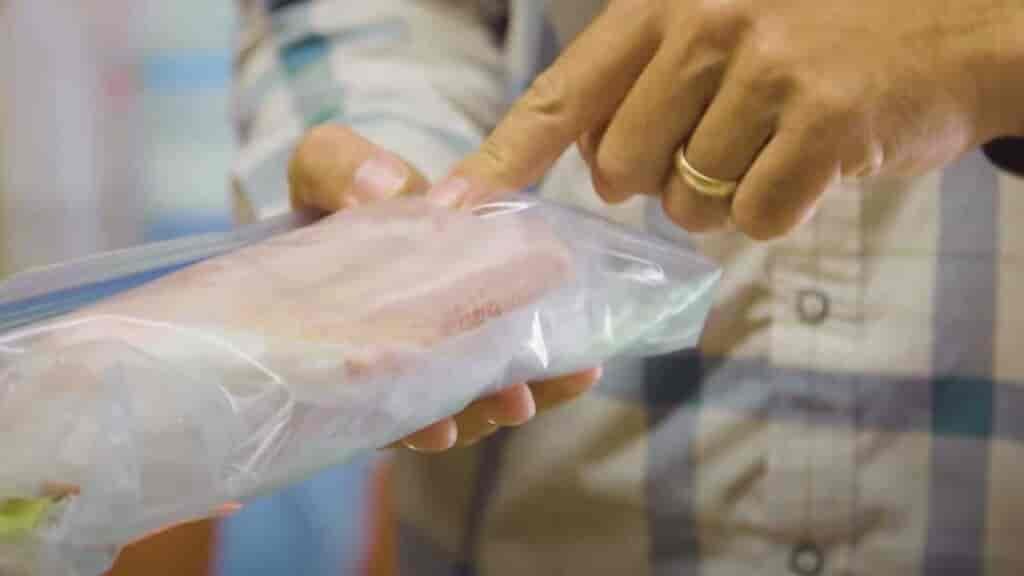 Canoe camping trip and meal planning - Bacon wrapped in cheese cloth that has been soaked in vinegar keeps things fresh