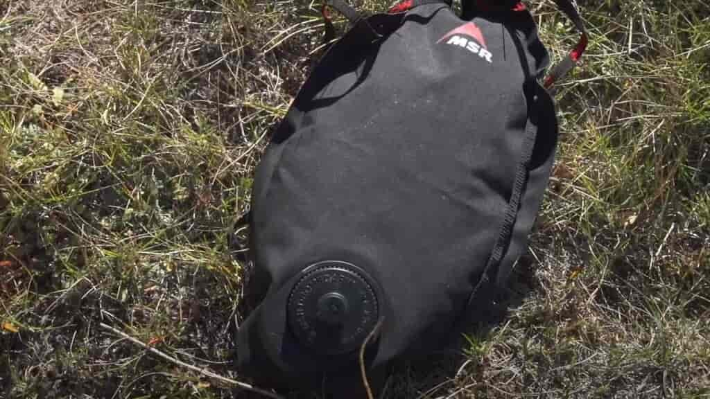 Staying clean while camping: Shower bags are black to absorb the sunshine and heat your water for a great shower