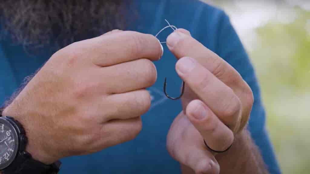 Step 7 - Pass the tag end back through the new loop