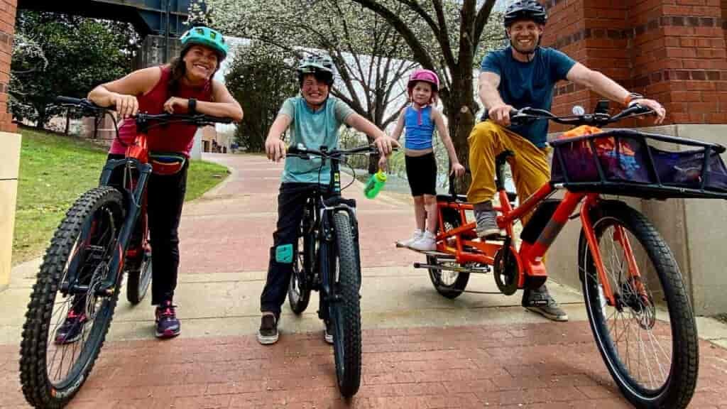 There was non stop biking in Columbus Georgia