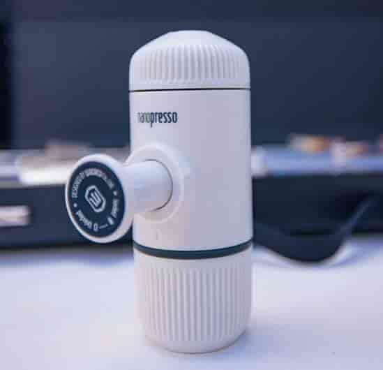 Best camping coffee maker review of the nanopresso.