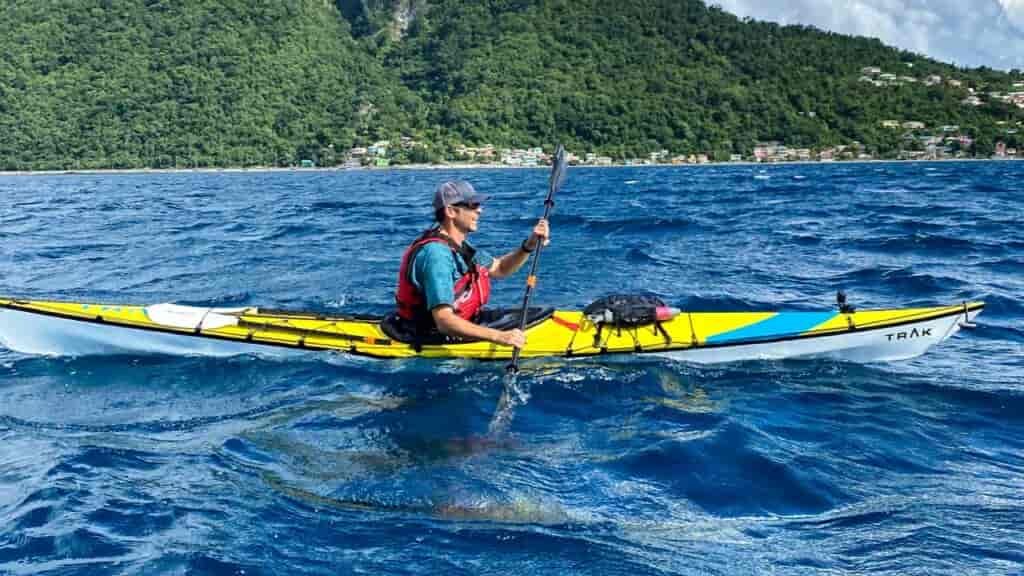 On the ocean or in larger lakes you can really get hampered by headwind.