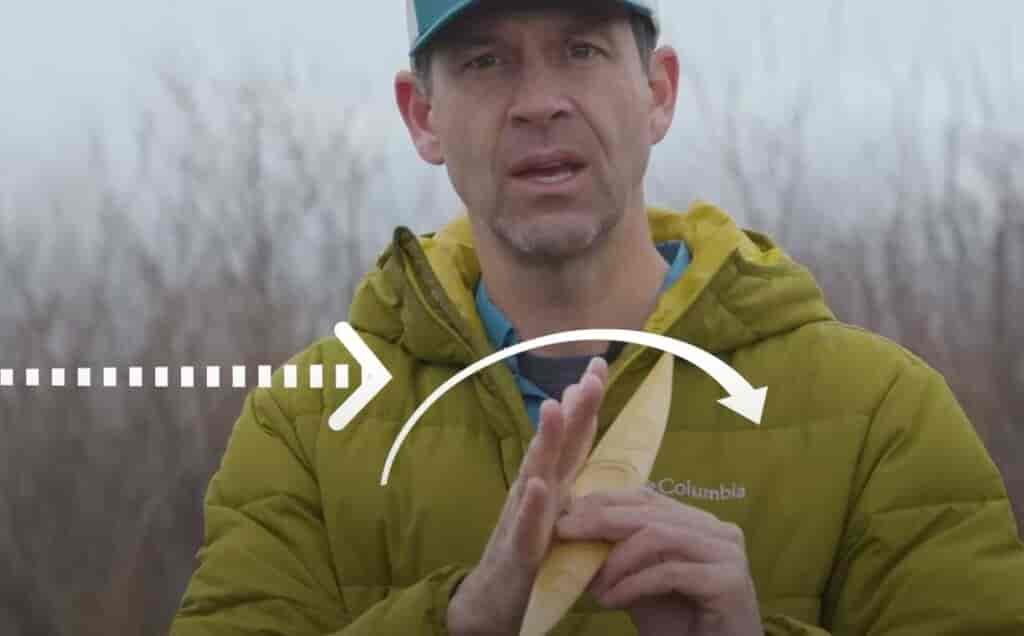 Weather cocking is the natural way your kayak will want to spin in the wind.