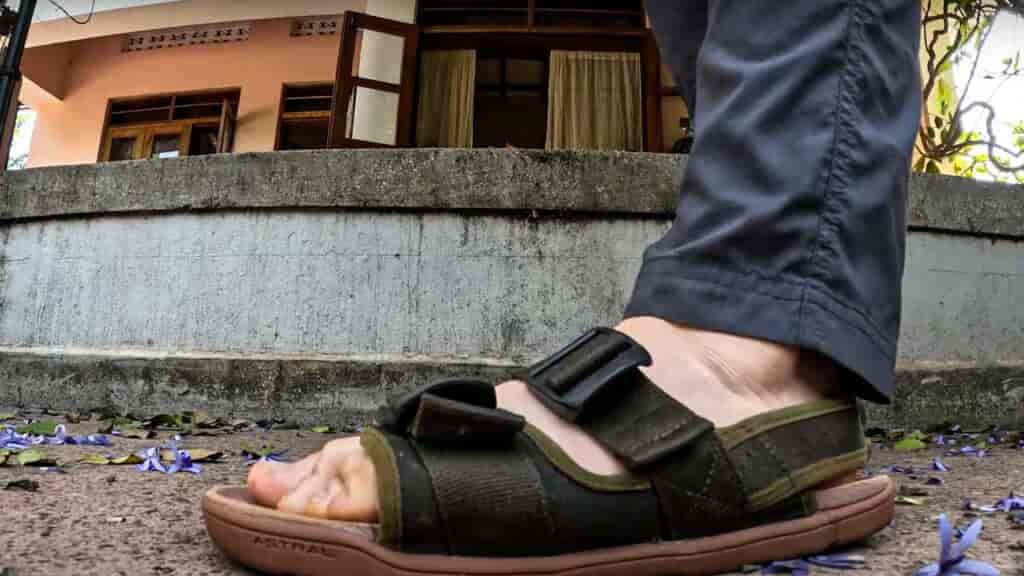 The Astral sandal had great grip and was easily adjustable to my size