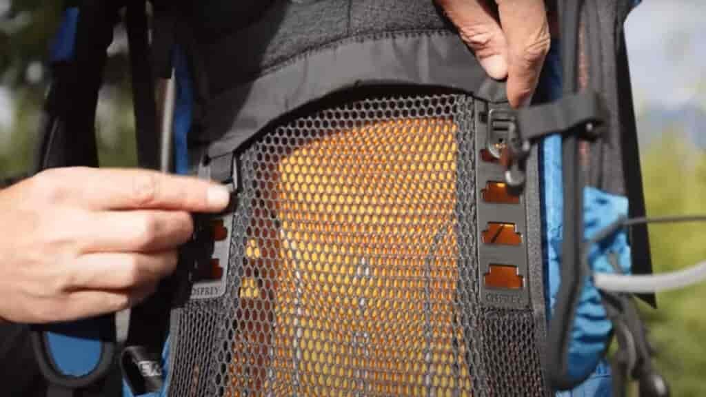 The Osprey Exos 48 ventilation system is amazing.  Keeps you nice and cool even on hot days.