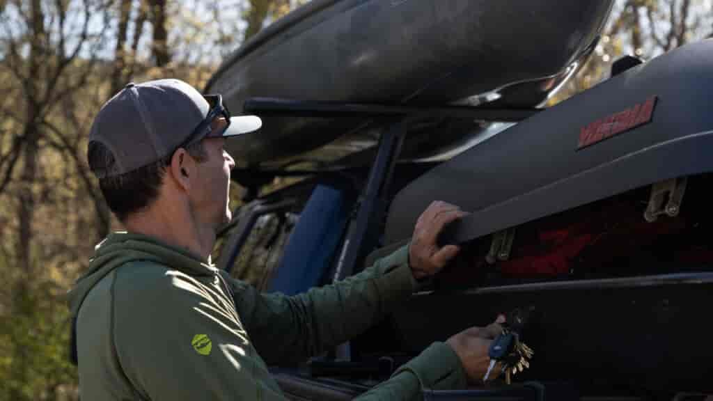 NRS and others have great layers that wick the water and keep you warm under your dry tops and jackets.