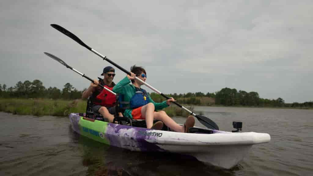 No adventure for us is complete without kayaking.