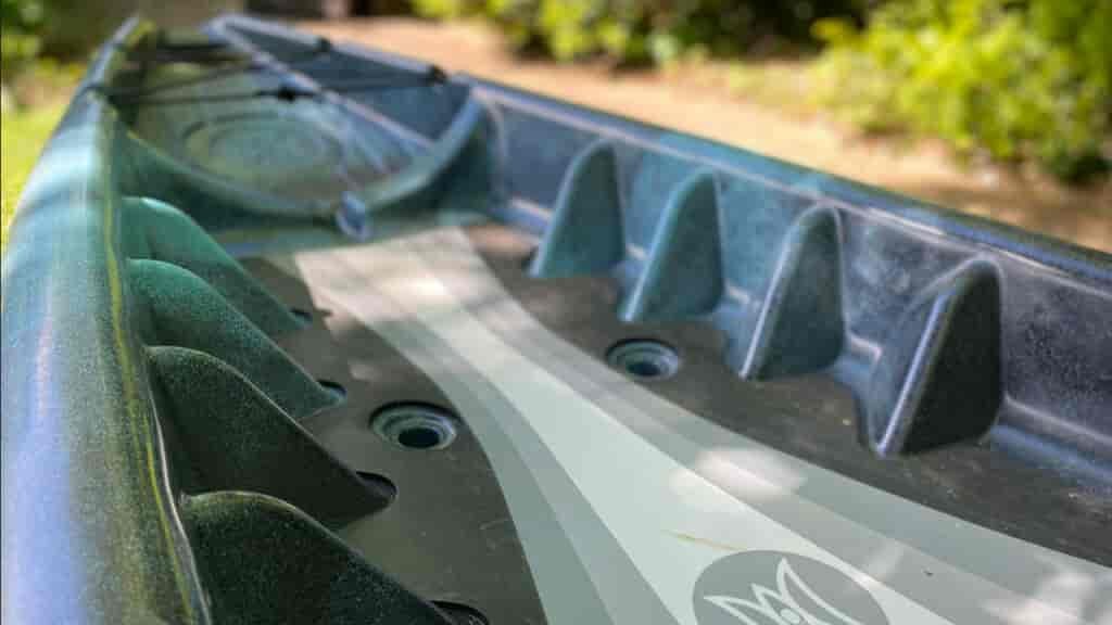 Perception Hangtime 11 review:  Footwells aren't my favorite.