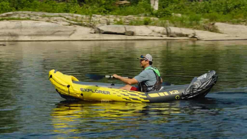 Intex Explorer vs Sea Eagle 330:  The Intex Explorer