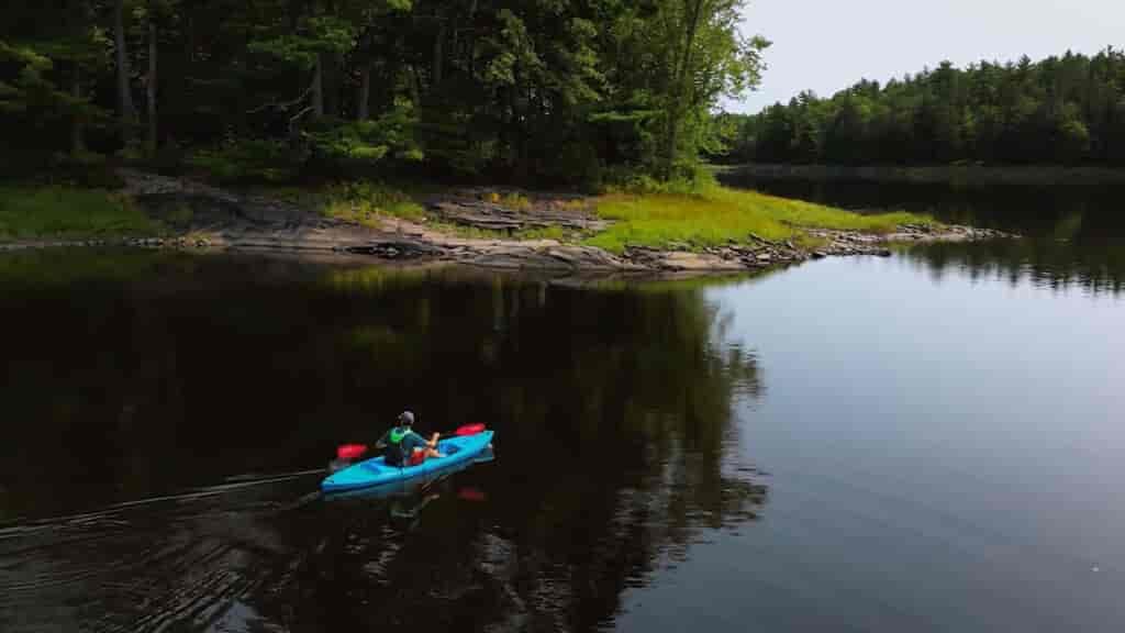 The Cabrio performs fairly well.  Its not a touring kayak, nor is it meant to be.