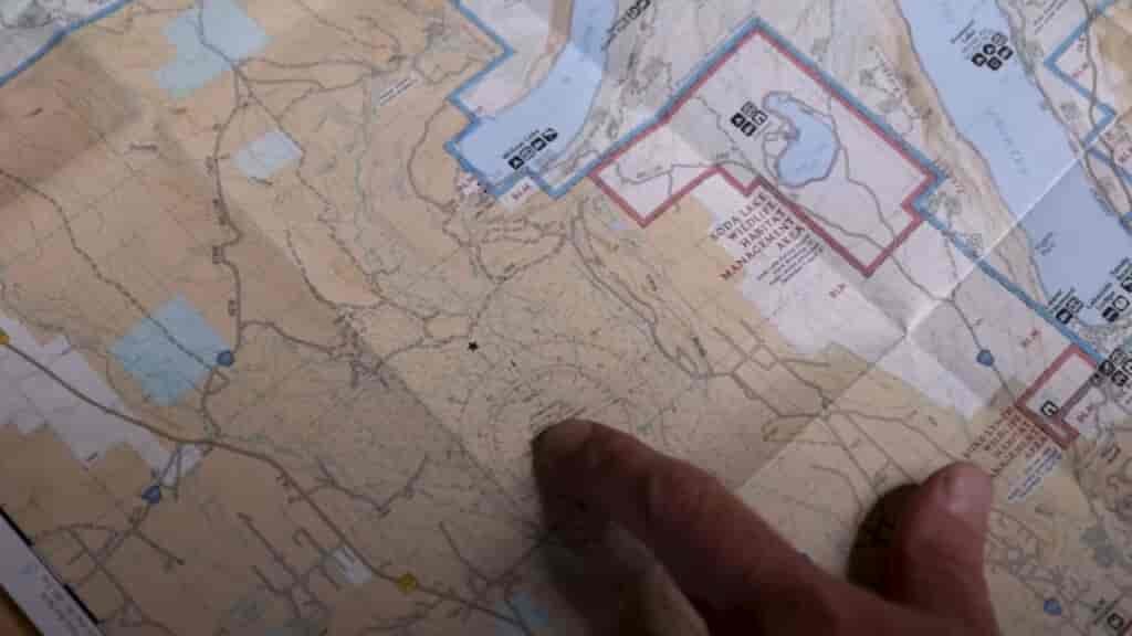 You will see a cool round orientation diagram. Use that to get your compass set properly to accommodate the difference between true North and Magnetic North.
