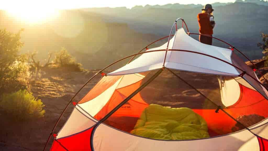 This MSR tent's weight does not include many bits of gear it comes with.