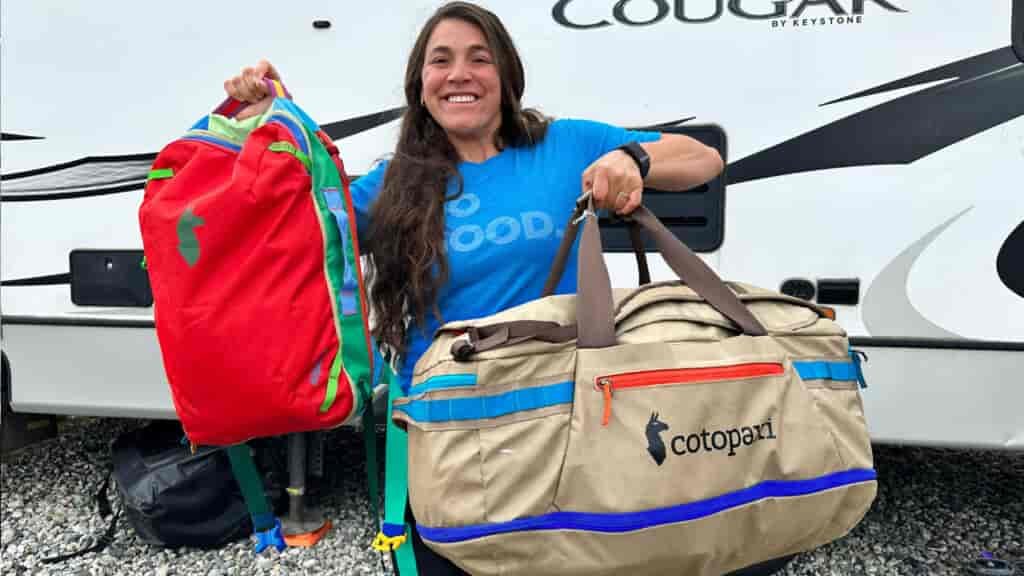 Comparing Cotopaxi Travel Bags: Allpa 28L backpack and duffel