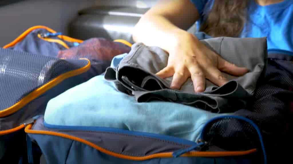 The main compartment of the 35L has great organizational structure.