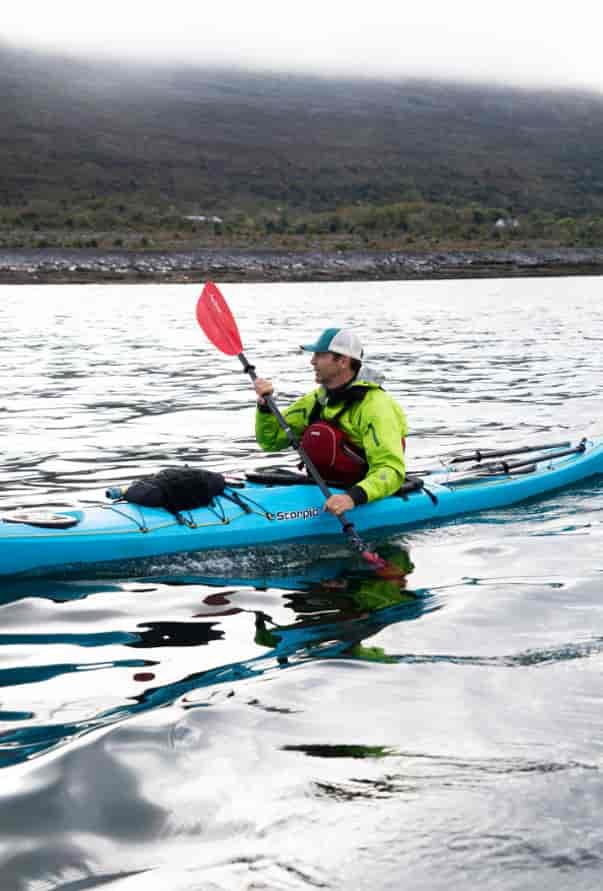 Scorpio kayak worked well for this type of adventure.