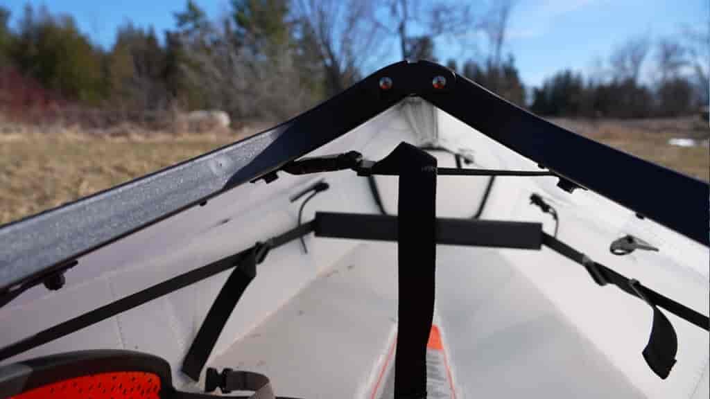 The Oru Coast XT has a few options.  you can see I chose the thigh hooks as one!