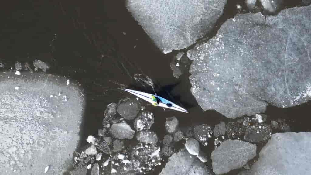 I had a lot of ice to contend with and getting around it was key.