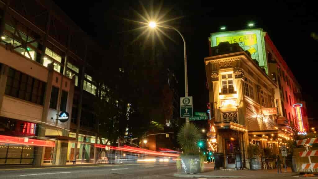 Adventure in Portland at night!