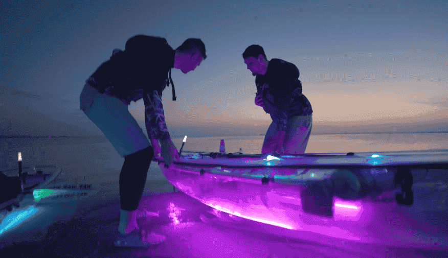 Corpus Christi Glow in the dark kayaking