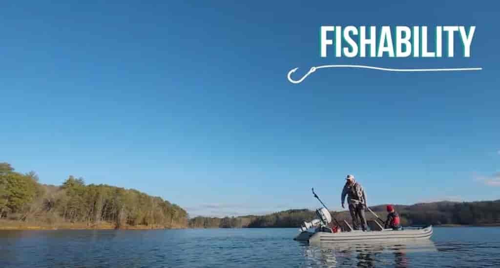 Sea Eagle 437PS Paddleski fishability