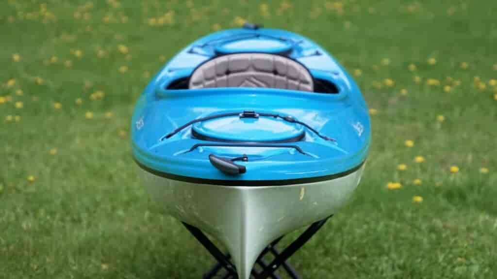 Delta Kayaks 12AR, bow of boat, review by Ken Whiting of PaddleTV