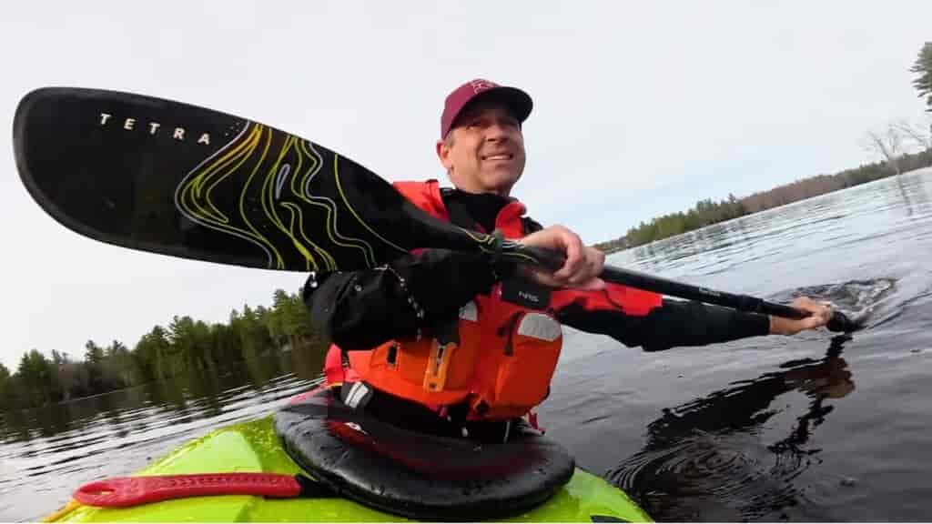 P&H Volan 162 Kayak, ken on water