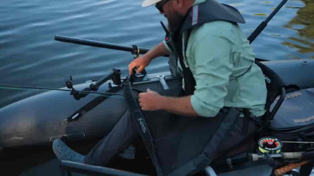 adjusting net mount on the Oxbow