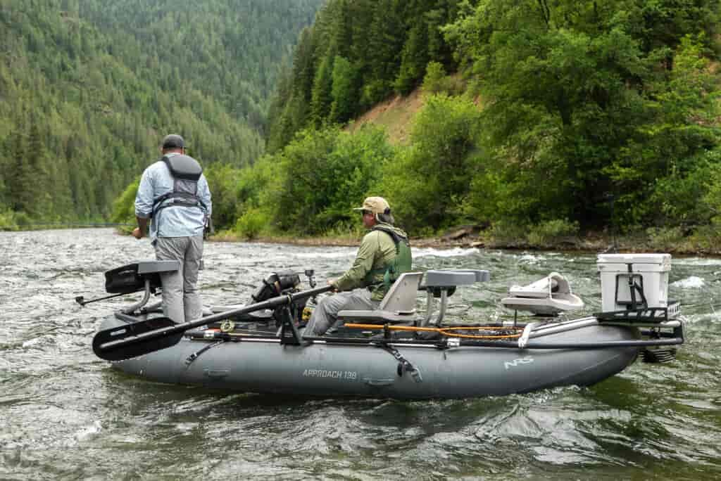 nrs approach 138, two men fishing off raft