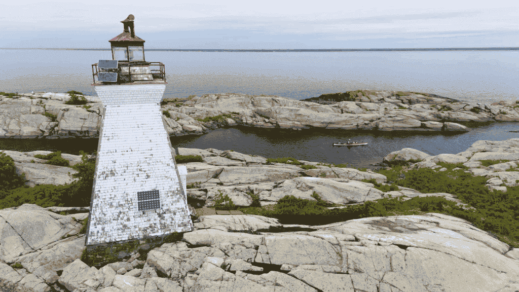 bustard Island Lighthouse sea kayaking trips in Georgian Bay
